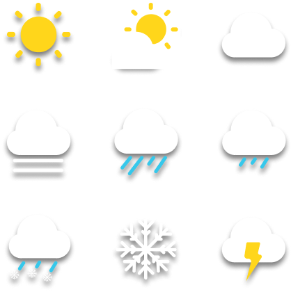 디로그(dlog) 날씨 아이콘 모음